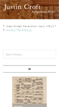 Mobile Screenshot of justincroft.com