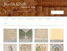 Tablet Screenshot of justincroft.com